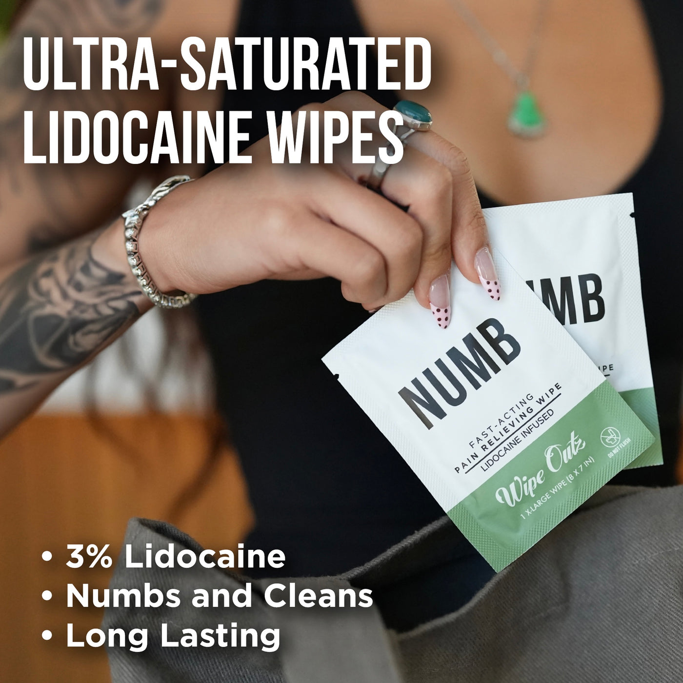 Numbing Tattoo Wipes – Lidocaine Infused