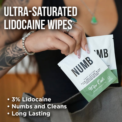 Numbing Tattoo Wipes – Lidocaine Infused
