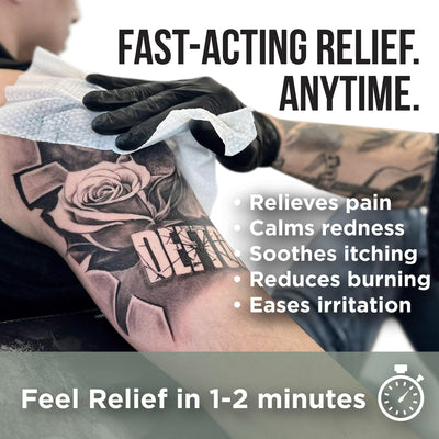 Numbing Tattoo Wipes – Lidocaine Infused