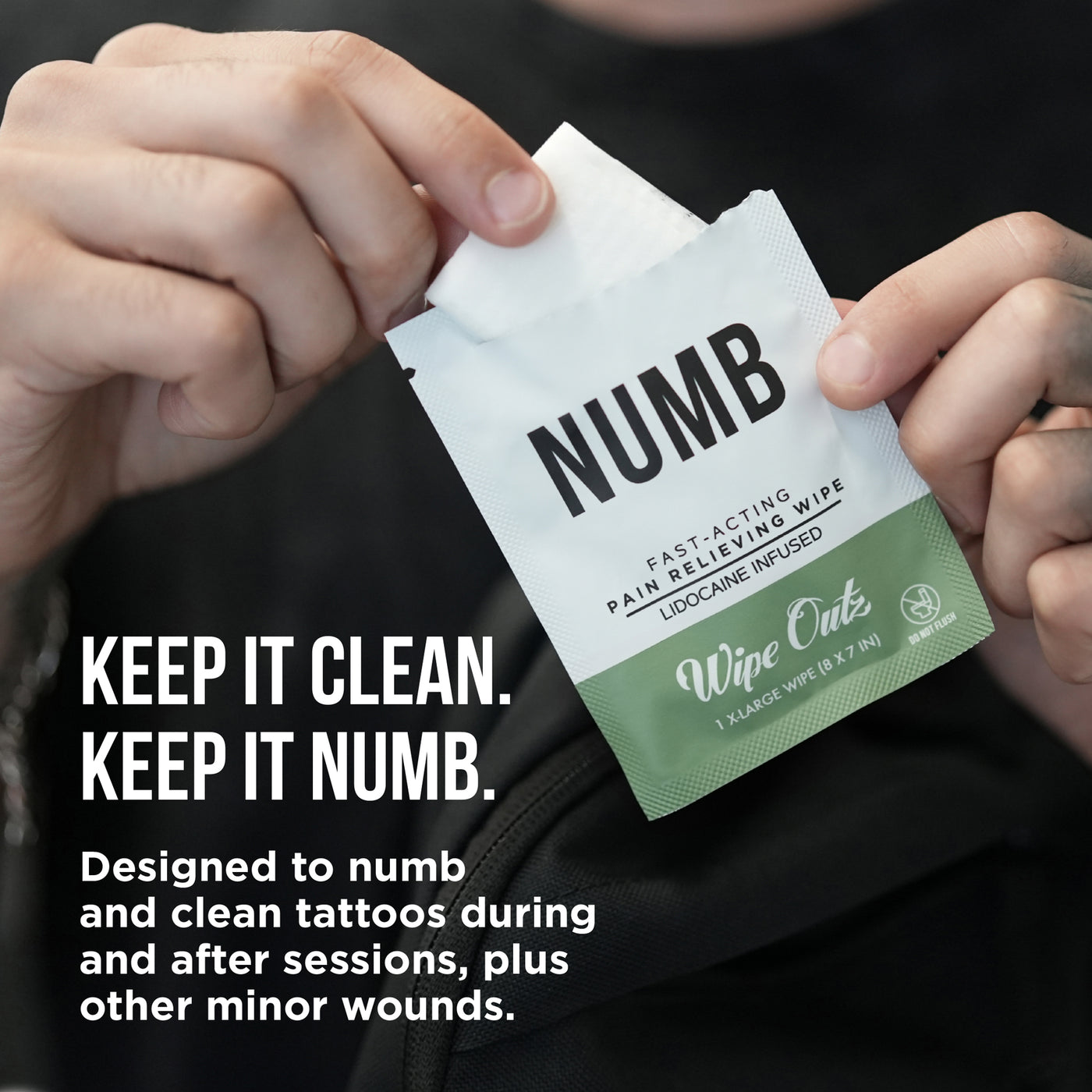Numbing Tattoo Wipes – Lidocaine Infused