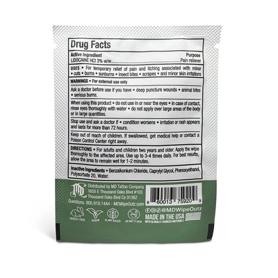 Numbing Tattoo Wipes – Lidocaine Infused
